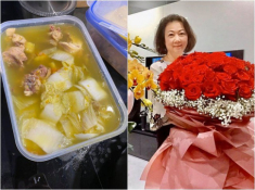 Sau món “ức gà hạnh phúc”, Trấn Thành lỡ tay làm gà cháy khét nhưng vẫn bao biện