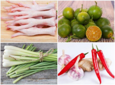 Cách làm chân gà ngâm sả tắc đơn giản mà ngon ai cũng làm được
