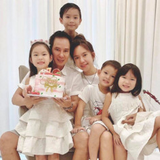 Công chúa nhà Lý Hải - Minh Hà diện váy đôi với mẹ mừng sinh nhật 7 tuổi