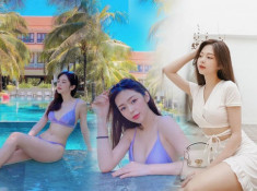 Hot girl 9x xinh xắn như kẹo ngọt đốn tim dân tình khi diện bikini siêu “bánh bèo”