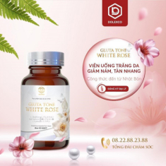 Viên uống đẹp da Gluta Tone White Rose được phụ nữ Việt săn đón