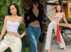 Muốn khoe eo thon nhưng sợ lố, chị em cứ học “ma nữ Thái Lan” cách diện croptop thanh lịch