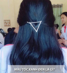 Những màu tóc xanh đen cho nữ đẹp và hot nhất hiện nay
