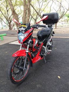 Dọn nhẹ Raider 150 theo style touring