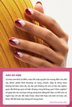 Gọi tên những màu nails dành cho da ngăm, sơn lên một chốc bàn tay sáng bừng
