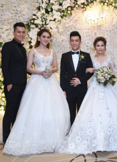 Muôn màu phong cách sao Việt đi ăn cưới: người diện xuề xòa, người mặc nổi lấn át cô dâu