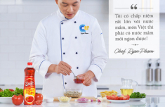 Chef Ryan Phạm bật mí tiêu chí chọn nước chấm trung hòa được khẩu vị 3 miền