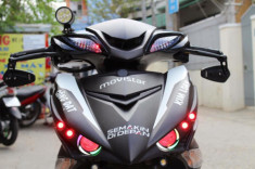 Exciter 150 độ kiểng bức phá phiên bản Movistar của Biker Đà Nẵng