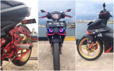 Exciter 150 độ kiểng với các món đồ chơi Racing boy của biker Thailand