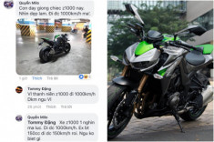 ‘ Thánh phán ’ Kawasaki Z1000 chạy được 1000km/h bị dân mạng ném đá