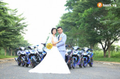 Cặp đôi đáng yêu bên đội hình Exciter 150 độ của Club Exciter Tân Phú - Đồng Nai