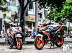 Cặp đôi Repsol đẹp hoàn hảo và tinh tế của biker Việt