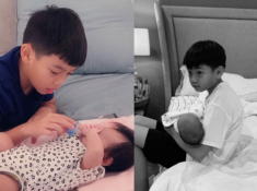 Cường Đô La mừng sinh nhật vợ trẻ, quà Subeo tặng mẹ kế giống hệt tặng mẹ Hà Hồ