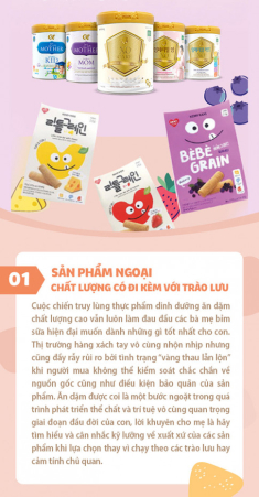 Giải mã lý do mẹ bỉm sữa Việt mê mẩn thực phẩm và dòng sữa nhập khẩu từ Hàn Quốc