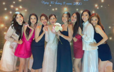 Hoa hậu Tiểu Vy và á hậu Thuý An đi ăn cưới: mặc váy “chặt chém” cô dâu Tường San
