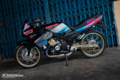 Kawasaki Kips 150 độ kiểng cực ngầu với hàng loạt đồ chơi khủng từ thailand