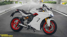 Ducati SuperSport S siêu phẩm mô tô đường phố độ nhẹ nhàng với tone màu trắng tinh khôi