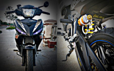 Exciter 150 độ giản đơn mang vẻ đẹp đơn giản của biker Tiền Giang