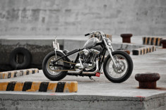 Harley-Davidson Sportster XL1200 ấn tượng với bản độ Bobber GREY MATTER