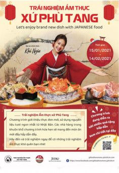 Sự kiện “Trải nghiệm ẩm thực xứ Phù Tang”- nơi hội tụ nhiều món ăn Nhật Bản mới lạ