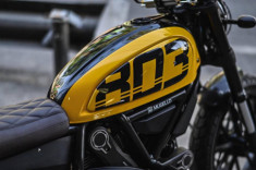 Ducati Scrambler Icon độ nổi bật và cực chất với tone vàng chói chang
