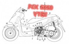 Honda PCX thế hệ mới sẽ được trang bị công nghệ VTEC