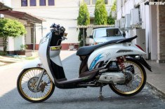 Honda Scoopy độ bức phá vẻ đẹp nguyên thủy của biker xứ chùa vàng