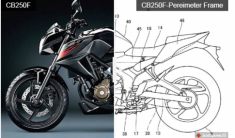 Lộ hình ảnh thiết kế khung sườn mới của Honda CB250F 2019