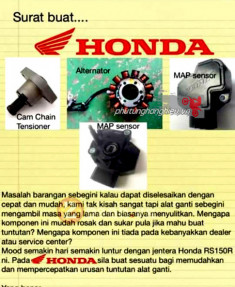 LỖI HÚ MÂM LỬA TRÊN XE HONDA WINNER, CÁCH KHẮC PHỤC