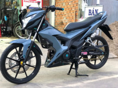 Sonic 150 độ đầy phong cách với màu xanh xi măng kèm dàn chân Brembo chất lừ