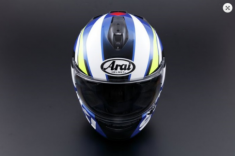 Suzuki kết hợp Arai tạo ra phiên bản nón Chaser-X: Suzuki Ecstar MotoGP Team