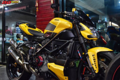 Ducati Streetfighter 848 độ cực chất với diện mạo Chú Ong vàng