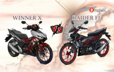So sánh Winner X và Raider 150 Fi: cùng phân khúc 150cc nhưng có cấu trúc hoàn toàn khác biệt