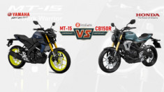 So sánh Yamaha MT-15 