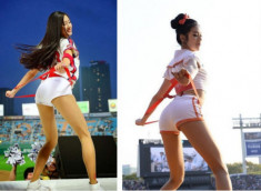 Ăn mặc kiệm vải, loạt hoạt náo viên xứ Hàn khiến cầu thủ Hàn sung sức hơn uống nhân sâm
