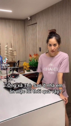 Bị chồng trẻ “mắng” ở nhà ăn mặc lôi thôi, Khánh Thi đáp trả làm CĐM đứng hình