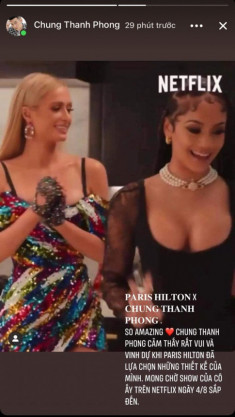 Bom sex ăn chơi Paris Hilton diện váy của một NTK đình đám Việt Nam
