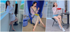 Chưa hết dịch mà xuống kí quá nhanh, Lý Nhã Kỳ ăn diện khoe trọn mọi “vốn liếng”