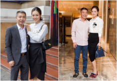 Đụng hàng Đỗ Mỹ Linh, vợ kém 15 tuổi của Công Lý nổi “lấn át” nhờ phụ kiện trăm triệu