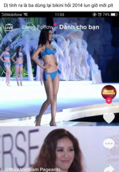 Fan tìm ra bộ bikini “truyền may mắn” cho Khánh Vân, chính chủ nói gì