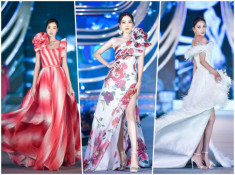 Gừng càng già càng cay, Kỳ Duyên tái xuất sàn catwalk khoe chân dài, body nuột “lấn át” Tiểu Vy