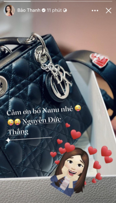 Hạ sinh tiểu công chúa, Bảo Thanh được chồng thưởng nóng túi hiệu trăm triệu