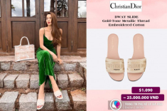 Hồ Ngọc Hà lăng xê loạt dép lê ngày hè, nhưng nhìn giá ai nấy đều chịu thua
