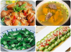 Hôm nay ăn gì: Bí món, vợ đem kho nồi cá lại nấu canh xương, cả nhà khen nức nở