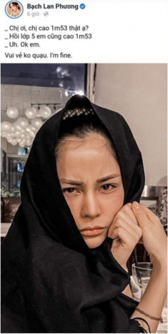 MC Bạch Lan Phương và “chiêu trò” ăn diện bóp dáng từ mét rưỡi bẻ đôi lên 1m70