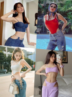 10 năm trước, mốt mặc swimsuit khoét hông sâu hoắm đã được Phi Thanh Vân lăng xê