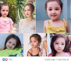 Bé gái Đồng Tháp nhan sắc hệt hotgirl Xoài Non: con của mẹ đơn thân với người đàn ông Mỹ