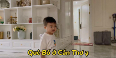 Bố đại gia Long An mẹ hotgirl Bắc Ninh, con trai Hoà Minzy nói giọng Bắc, miền Tây ngọt lịm