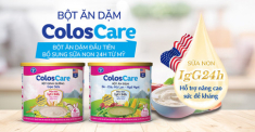 Bột ăn dặm ColosCare: Bé ăn dặm đủ chất, tăng cường miễn dịch vượt trội
