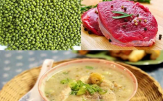 Cách nấu cháo đậu xanh thịt bò cho bé giàu dinh dưỡng